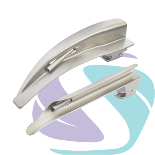 Removeable Blades Fiberoptic laryngoscope blades with removeable light channel